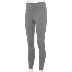 NEW Tek Gear Fleece Sweatpants Womens XL Long Charcoal Gray