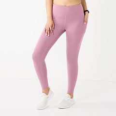 Jockey Essentials Women's Cotton Blend 7/8 Leggings with Side Pockets 