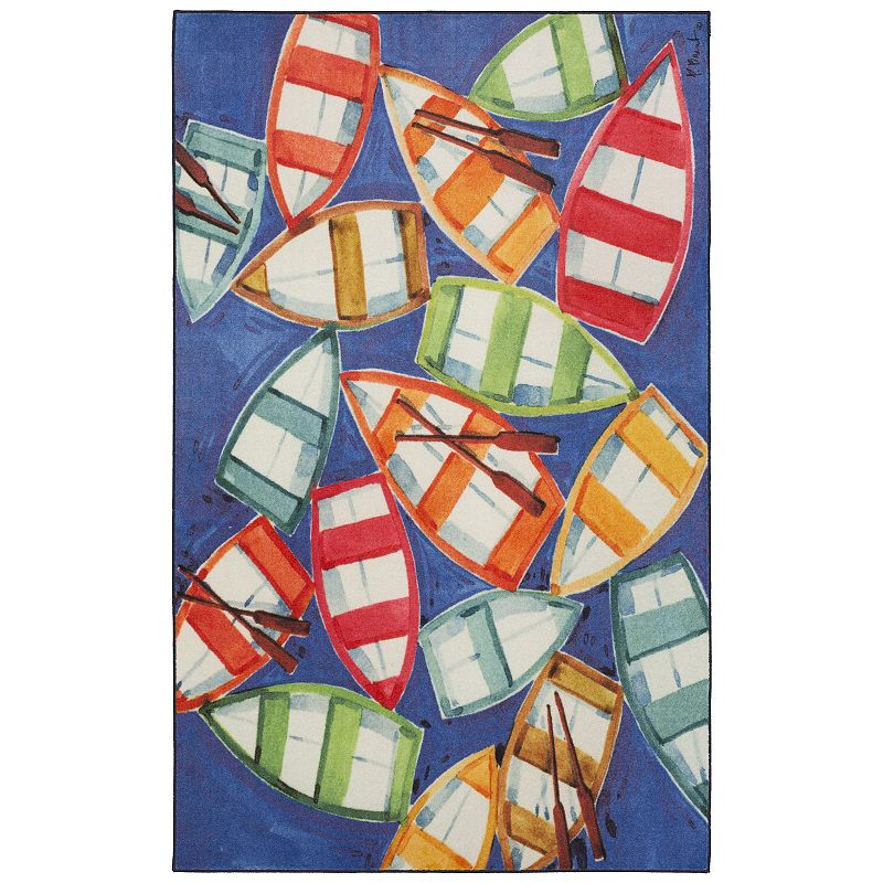 Mohawk Home Rowboat Rendezvous Multi Area Rug, Multicolor, 5X8 Ft