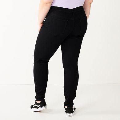 Juniors' Plus Size SO® High-Rise Skinny Jeans