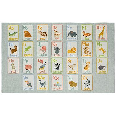 Mohawk® Home Kids Alphabet Animals Area Rug