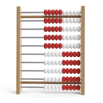 Learning Resources 100-Bead Wooden Rekenreks Educational Toy