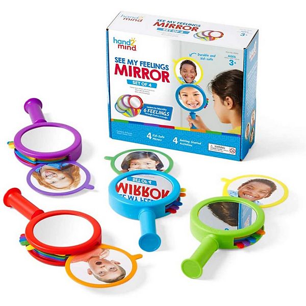 Learning Resources hand2mind See My Feelings Mirror Set of 4