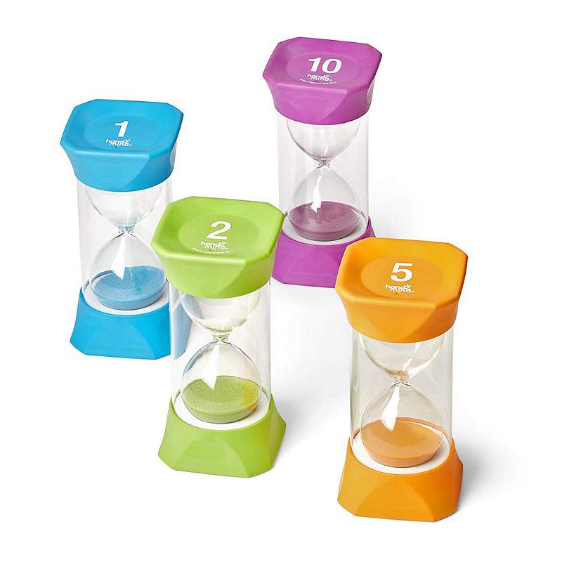 Learning Resources hand2mind Jumbo Sand Timers Bundle, Multi