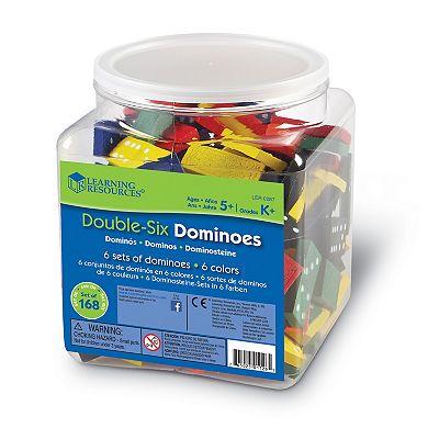 Learning Resources Double-Six Dominoes Set of 168 Learning Toy