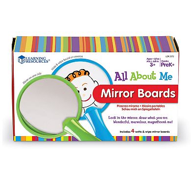 Learning Resources All About Me Mirror Boards Set of 4 Learning Toy
