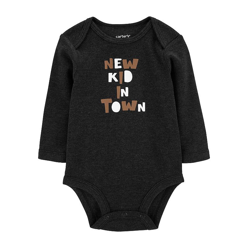 Baby Carters New Kid in Town Graphic Bodysuit, Infant Boys, Size: 6 Month
