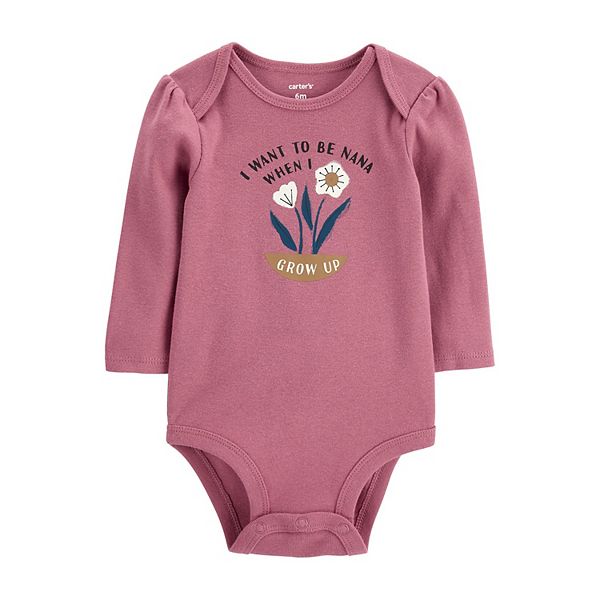 Baby Girl Carter's Nana Collectible Bodysuit