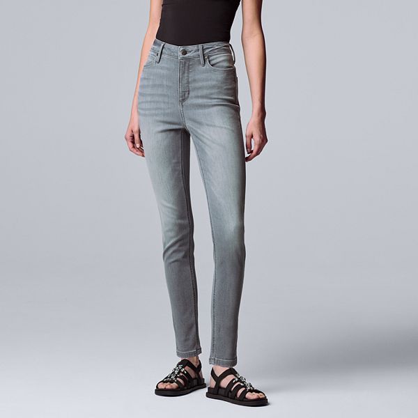 Women's Simply Vera Vera Wang Button-Fly Skinny Jeans