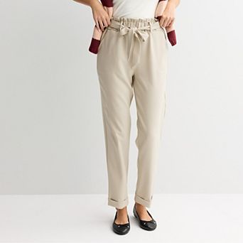 Juniors' SO® High-Rise Paperbag Waist Pants