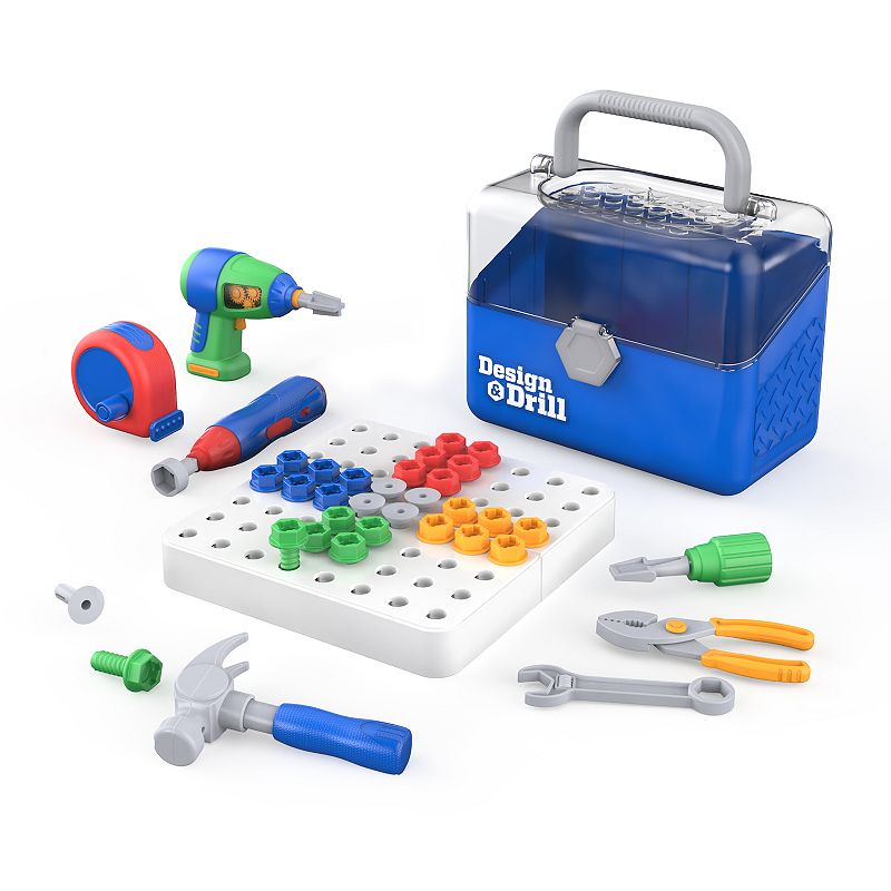 Educational Insights Design & Drill Toolbox Educational Toy, Multicolor