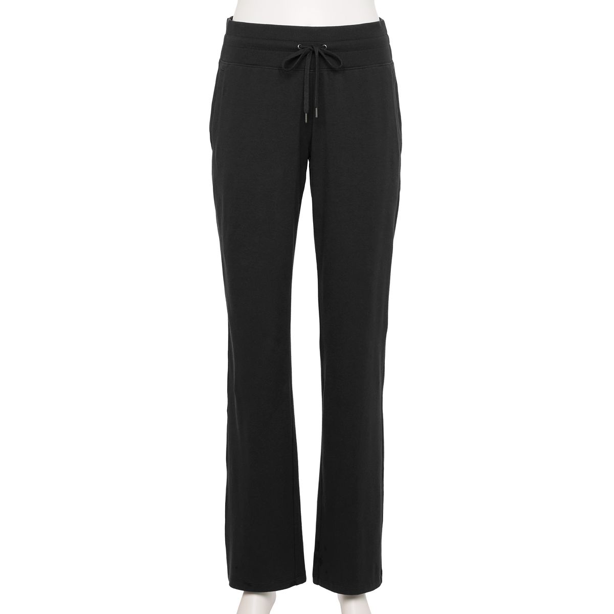 Tek Gear Women's Mid Rise Fleece Lined Straight Leg Pants