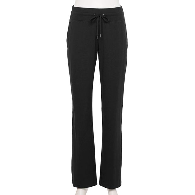 Object Straight Leg Jersey Pants in black-Neutral