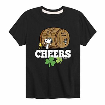 Boys 8-20 Peanuts Cheers Root Beer Graphic Tee