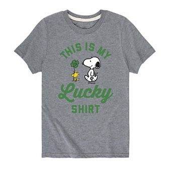 Boys 8-20 Peanuts Lucky Shirt Snoopy Graphic Tee