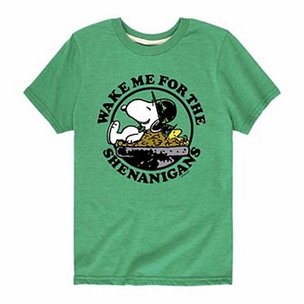 Boys 8-20 Peanuts Shenanigans Snoopy Graphic Tee