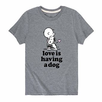 Boys 8-20 Love Having Dog Graphic Tee