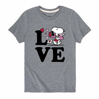 Boys 8-20 Snoopy Love Graphic Tee