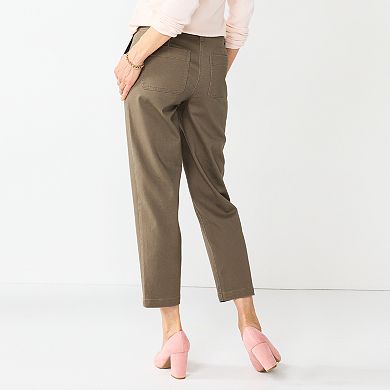 Women's Croft & Barrow® Utility Ankle Pants