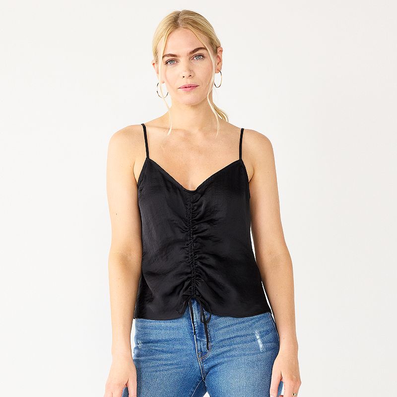 UPC 400296603099 - Women's Nine West Ruched Drawstring Front Tank, Size ...