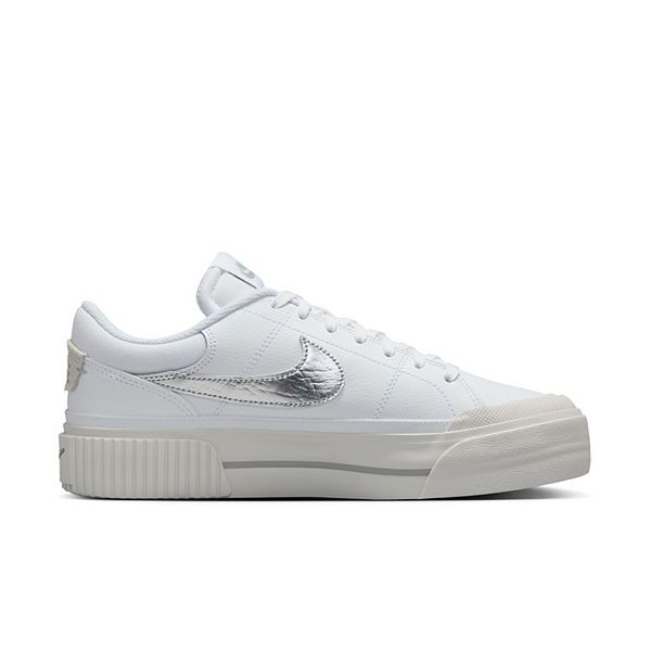 Nike Court Legacy Lift Women's Shoes - Metallic Silver (5)