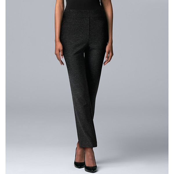 kohls vera wang black pants