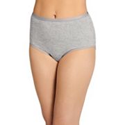  Jockey Women's Underwear Worry Free Microfiber Moderate  Absorbency Bikini, Battleship Grey, XS : Health & Household