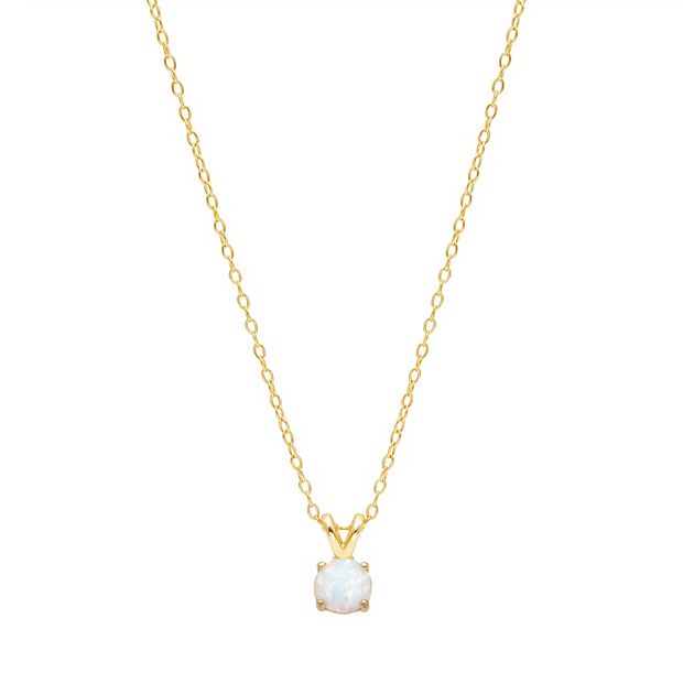 Kohls store opal necklace