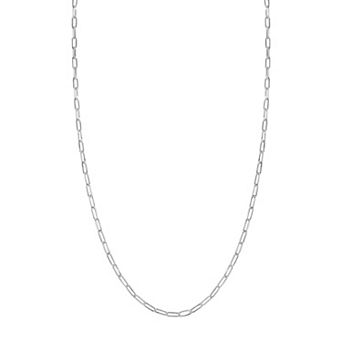 PRIMROSE Sterling Silver Oval Link Chain Necklace
