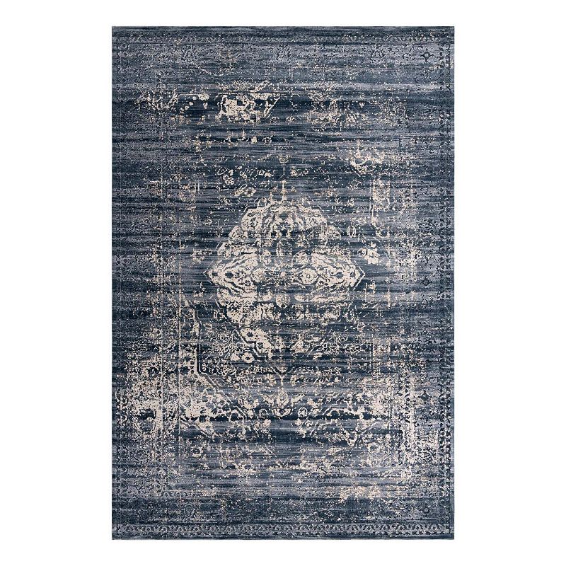 Unique Loom Hoover Chateau Rug, Blue, 5X8 Ft