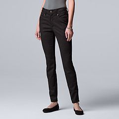Petite Simply Vera Vera Wang Simply Modern Side-Stripe Skinny Pants