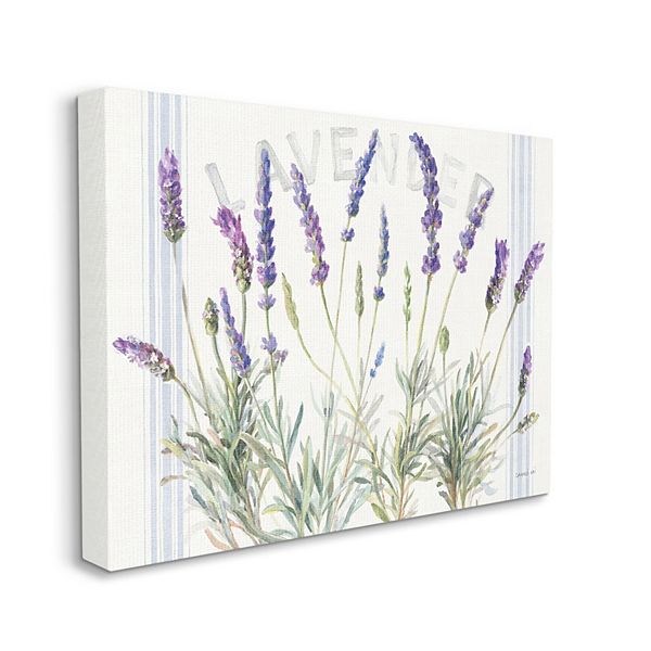 Stupell Home Decor Lavender Farmhouse Canvas Wall Art