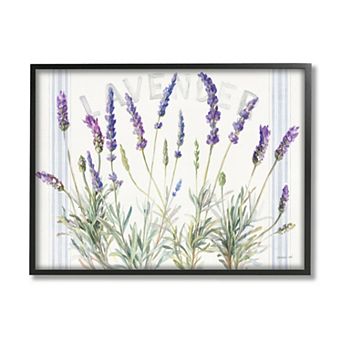 Stupell Home Decor Lavender Farmhouse Framed Wall Art