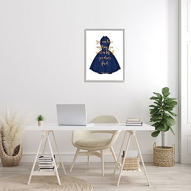 Stupell Home Decor Anything You Want Gown Framed Wall Art