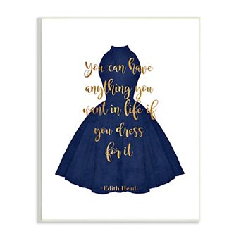 Stupell Home Decor Anything You Want Gown Plaque Wall Art