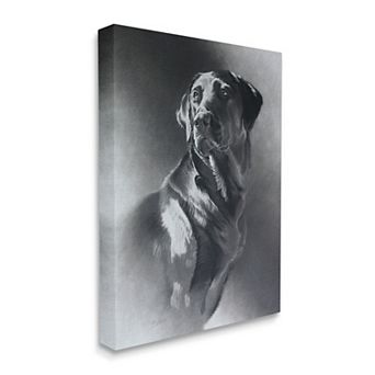 Stupell Home Decor Labrador Dog Portrait Canvas Wall Art