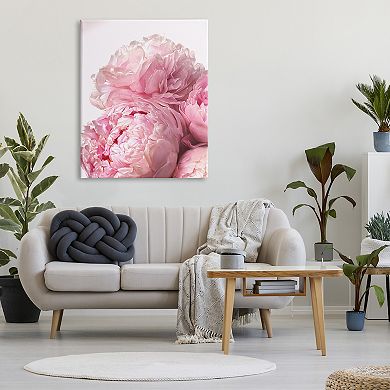 Stupell Home Decor Blush Pink Peonies Canvas Wall Art