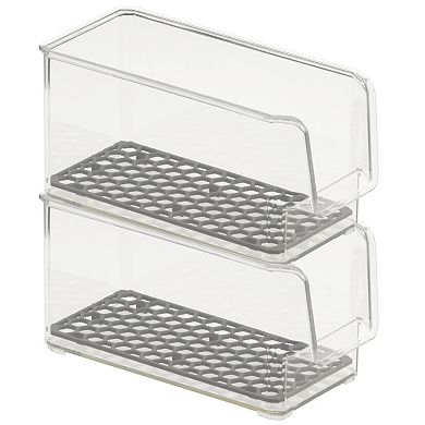 Tovolo HEXA In-Fridge Large Organizer Bin for Refrigerator Storage