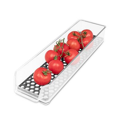 Tovolo HEXA In-Fridge Small Organizer Bin for Refrigerator Storage