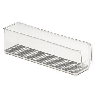 Tovolo HEXA In-Fridge Large Clear Organizer Bin for Refrigerator Storage