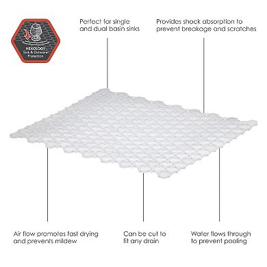 Tovolo HEXA 13.25" x 11.5" Flexible Sink Mat