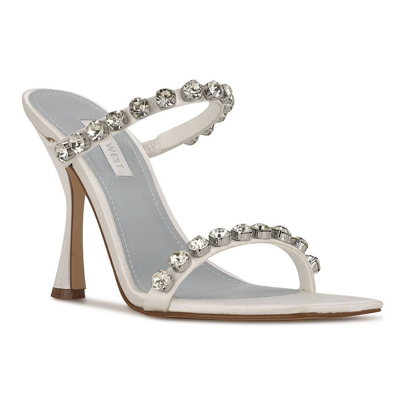 Nine West Aria Womens Dress Sandals, Size: 5, White