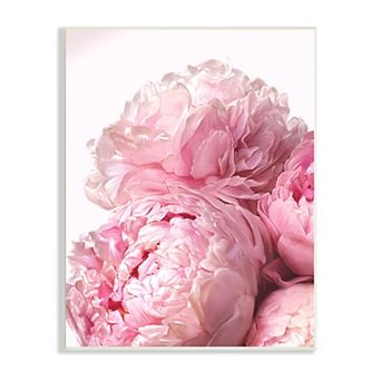 Stupell Home Decor Blush Pink Peonies Plaque Wall Art