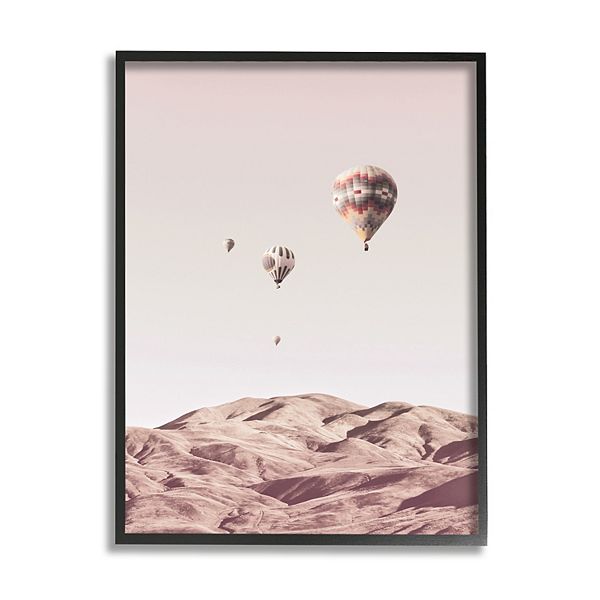 Stupell Home Decor Hot Air Balloons Framed Wall Art