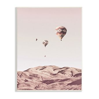 Stupell Home Decor Hot Air Balloons Plaque Wall Art