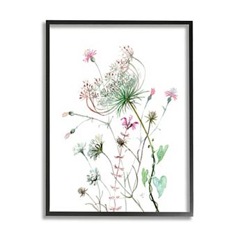 Stupell Home Decor Spring Meadow Florals Framed Wall Art