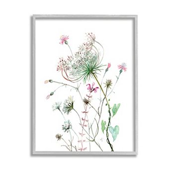 Stupell Home Decor Spring Meadow Wildflowers Framed Wall Art