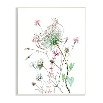 Stupell Home Decor Spring Meadow Wildflowers Plaque Wall Art