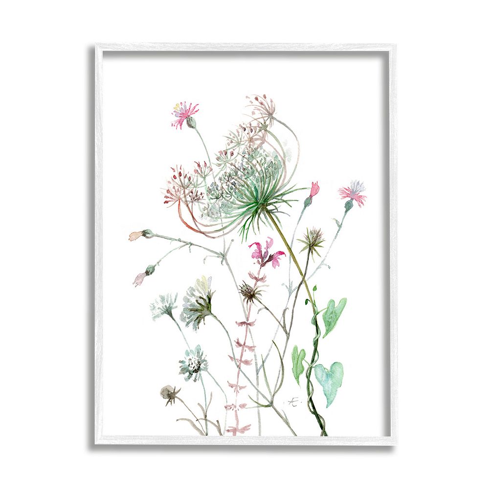 Stupell Home Decor Spring Meadow Wildflower Framed Wall Art