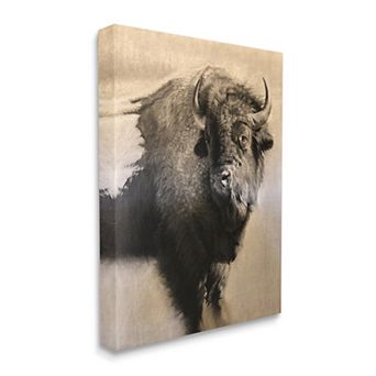 Stupell Home Decor Young Bull Canvas Wall Art